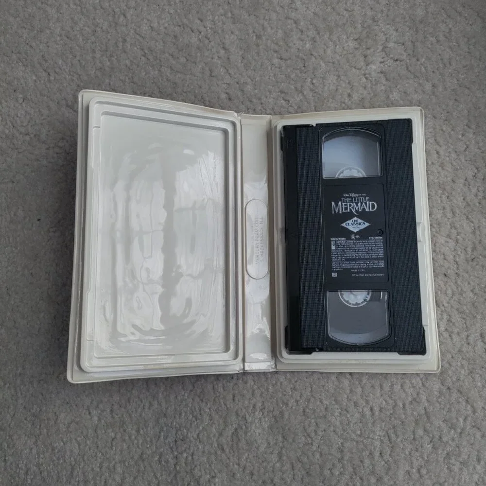 Discontinued Cover 1989 Disney The Little Mermaid VHS 913 Black Diamond Series